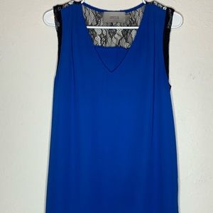 StitchFix Blue & Lace Creative Commune Blouse